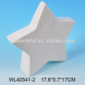 Creative white porcelain home decoration in star shape